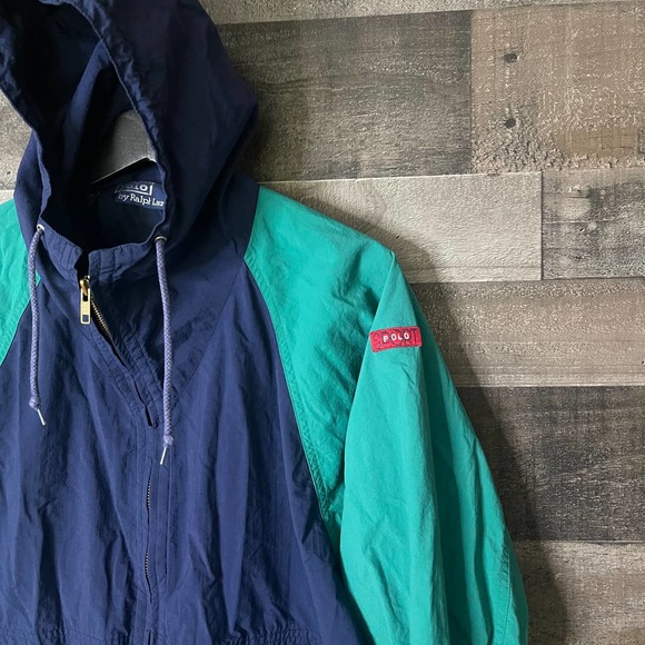 SOLD Polo Sport VTG Windbreaker Jacket Medium - Picture 2 of 3
